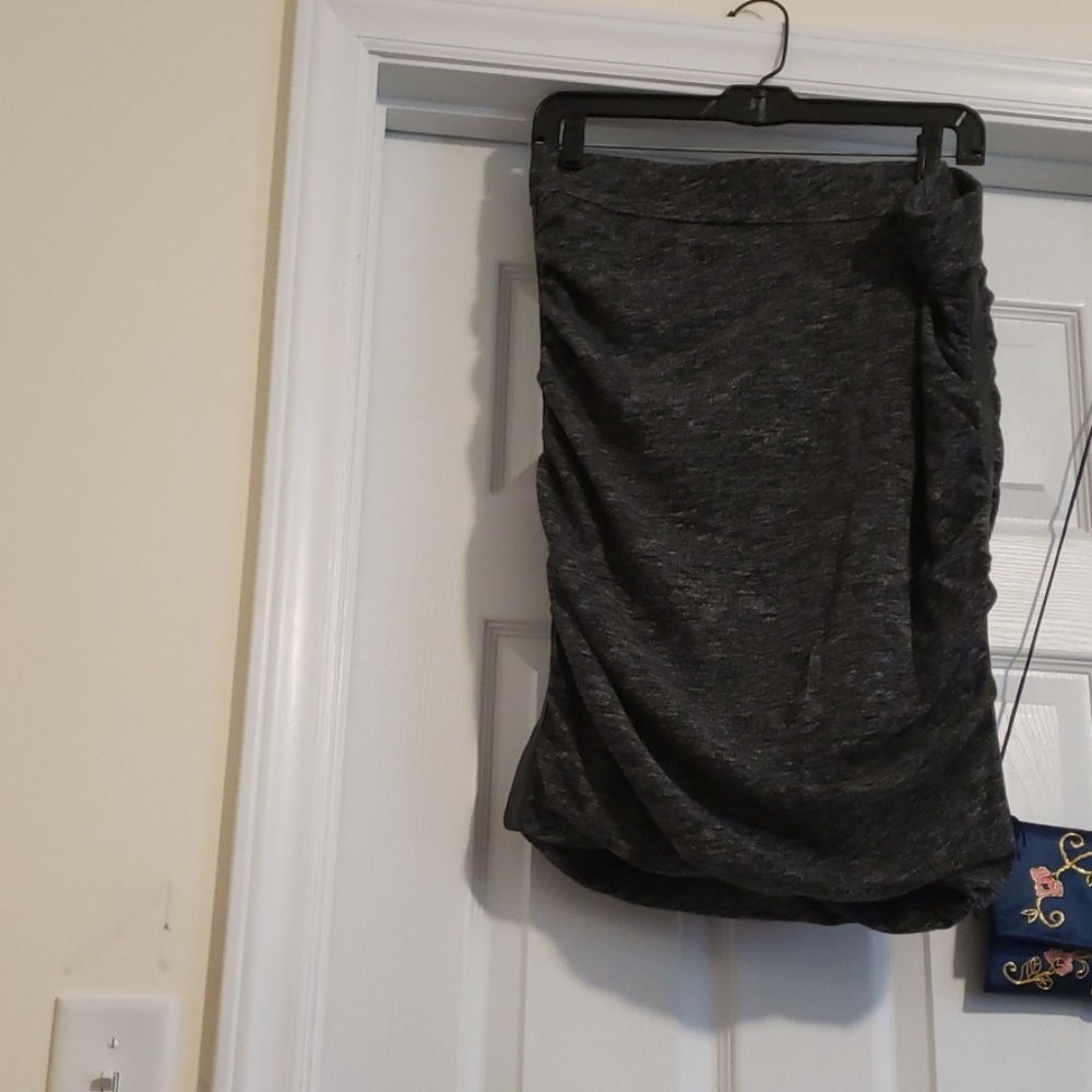 Lane Bryant skirt, cardigan,  shell combinations!